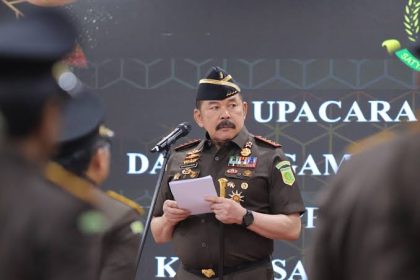 Jaksa Agung ST Burhanuddin saat memimpin jajaran Kejaksaan Agung. Mutasi 68 pejabat, termasuk 43 Kepala Kejaksaan Negeri, dilakukan untuk penguatan organisasi dan percepatan pelayanan hukum.